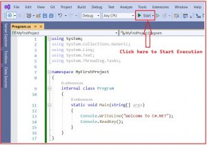 Basic Structure of C# Program with Example - Dot Net Tutorials