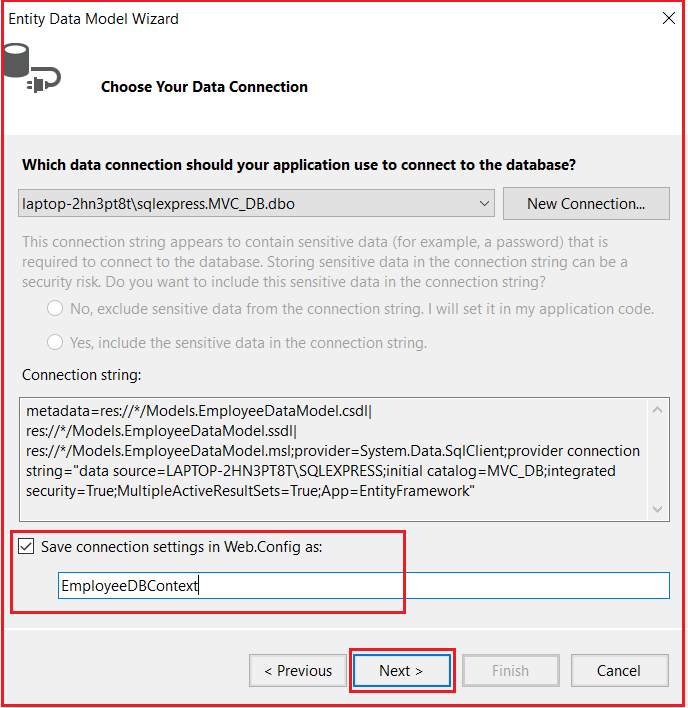 CRUD Operations using Entity Framework in ASP.NET MVC