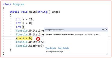 C#.Net Exception Handling