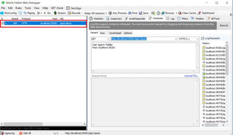 How to use Fiddler to test Web API - Dot Net Tutorials