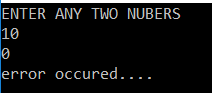 Exception handling csharp Exception handling csharp