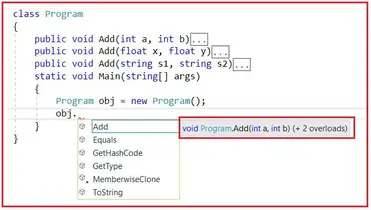 Method Overloading in C# with Examples - Dot Net Tutorials