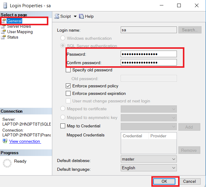 Creating and Managing Users in SQL Server