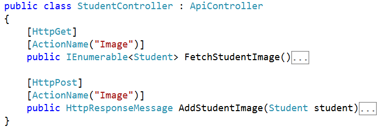 ActionName Attribute in ASP.NET Web API Application