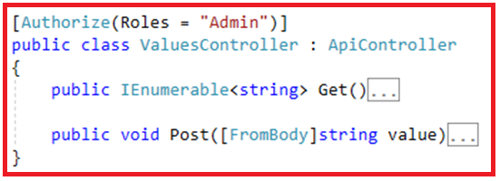 Authentication and Authorization in Web API - Restricted by Roles