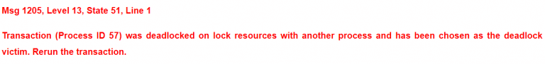 deadlock example sql server deadlock example sql server