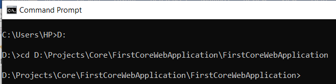 Running .NET Core application using .NET Core CLI Running .NET Core application using .NET Core CLI