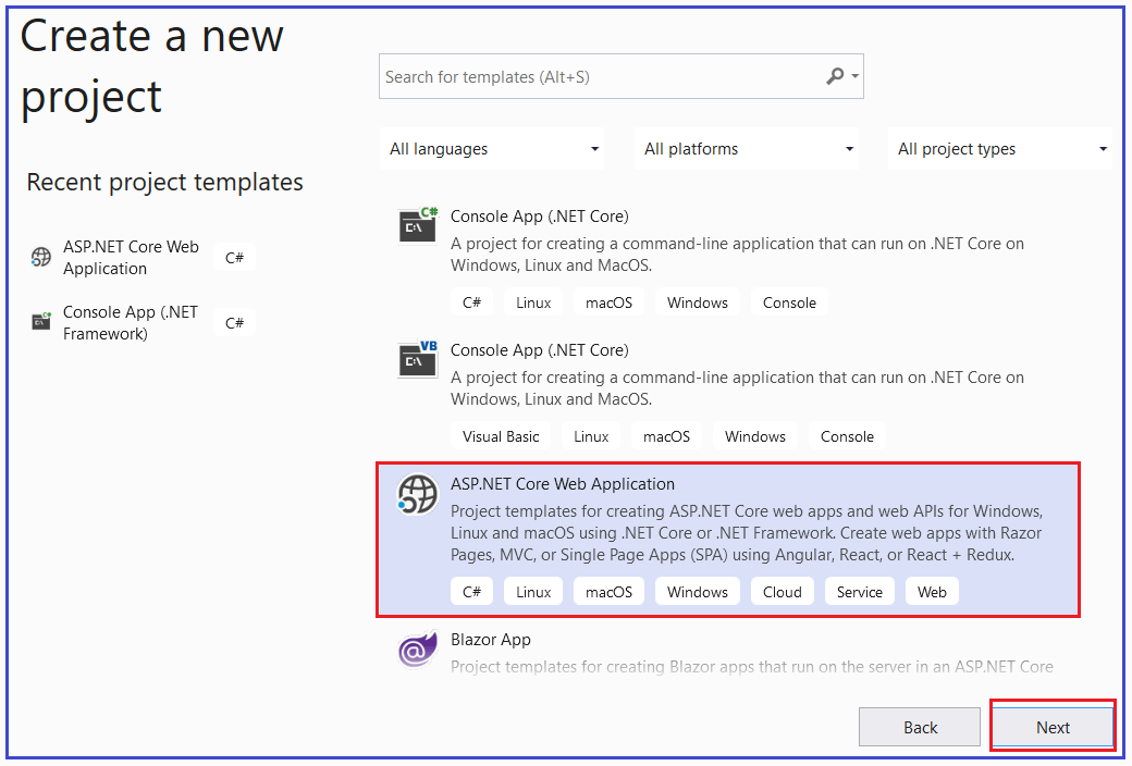 can you use entity framework with visual studio for macos