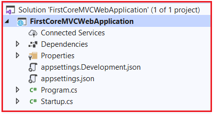 Creating Empty ASP.NET Core Web Application