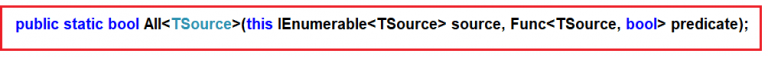 LINQ All Method in C# with Examples - Dot Net Tutorials