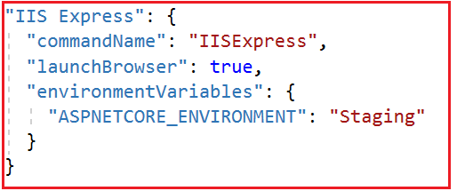 Setting Environment to Staging in ASP.NET Core Setting Environment to Staging in ASP.NET Core