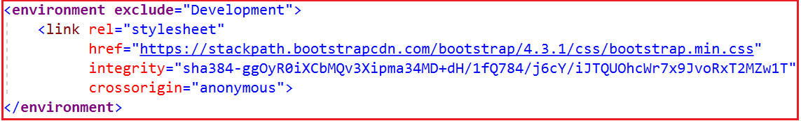 Environment Tag Helper in ASP.NET Core Environment Tag Helper in ASP.NET Core