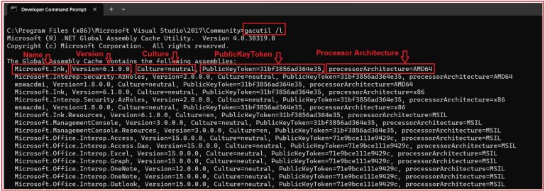 Strong and Weak Assemblies in .NET Framework - Dot Net Tutorials