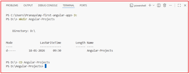 Creating Angular Project using Angular CLI - Dot Net Tutorials