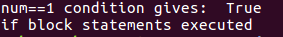 if-else statement example in python