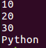Printing elements of a list