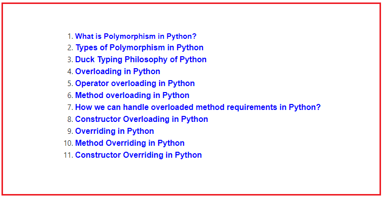 Operator Overloading In Python