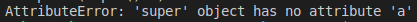 Accessing instance variable using super()