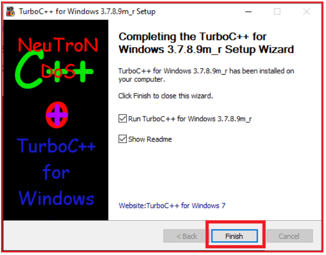 Install Turbo C++ Software in Windows Operating System