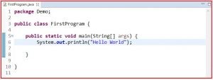Creating First Java Program in Eclipse IDE - Dot Net Tutorials