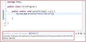 Creating First Java Program in Eclipse IDE - Dot Net Tutorials