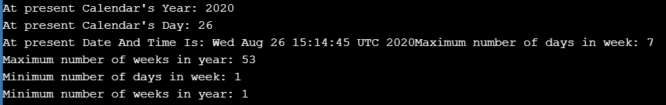 Java Calendar Class With Examples Dot Net Tutorials