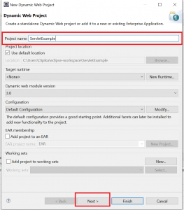 Creating Servlet using Eclipse IDE - Dot Net Tutorials
