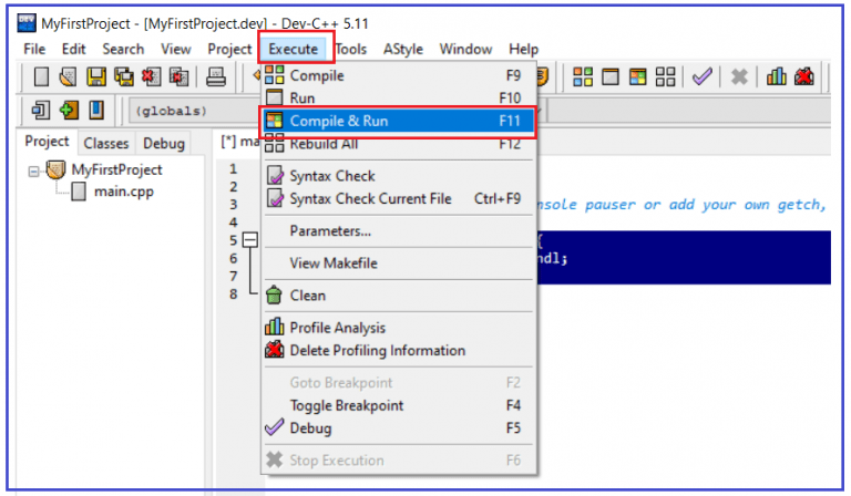Setup Dev C++ and Settings in Detail - Dot Net Tutorials