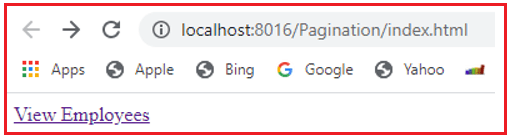 Pagination in Servlet
