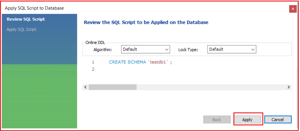 how to Create, Alter, Drop Databases in MySQL Server using MySQL Workbench