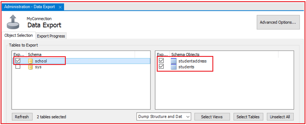 Exportar e importar base de datos MySQL usando MySQL Workbench