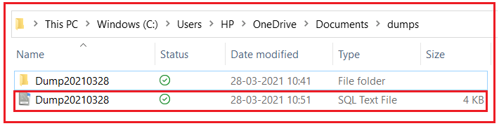 Import database using MySQL Workbench