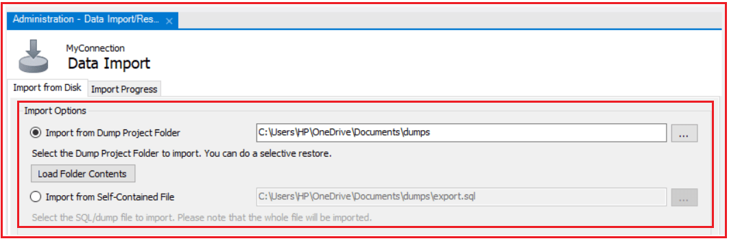 How to import a database using MySQL Workbench