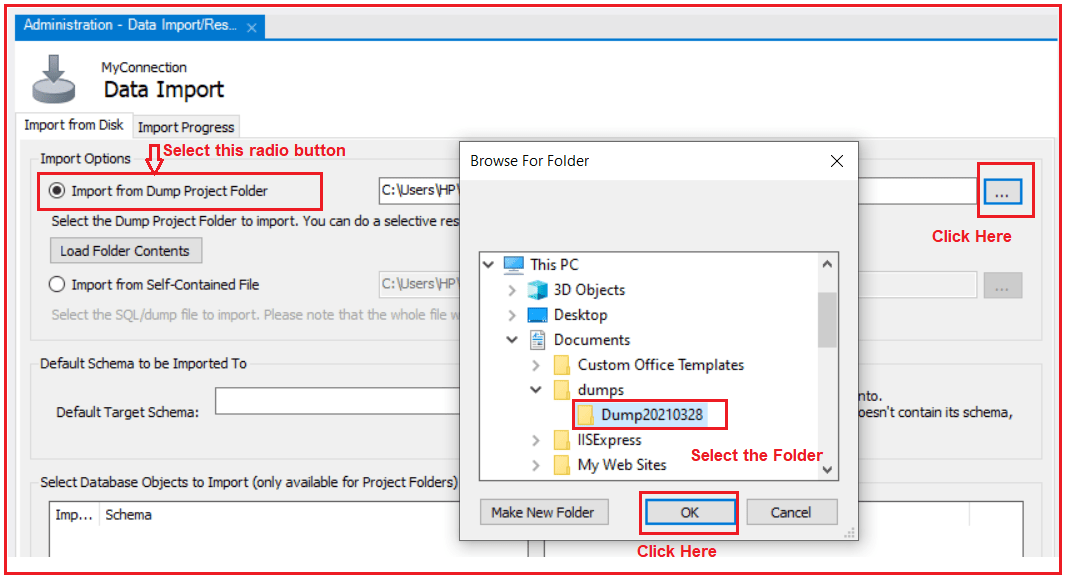 Import MySQL database using MySQL Workbench