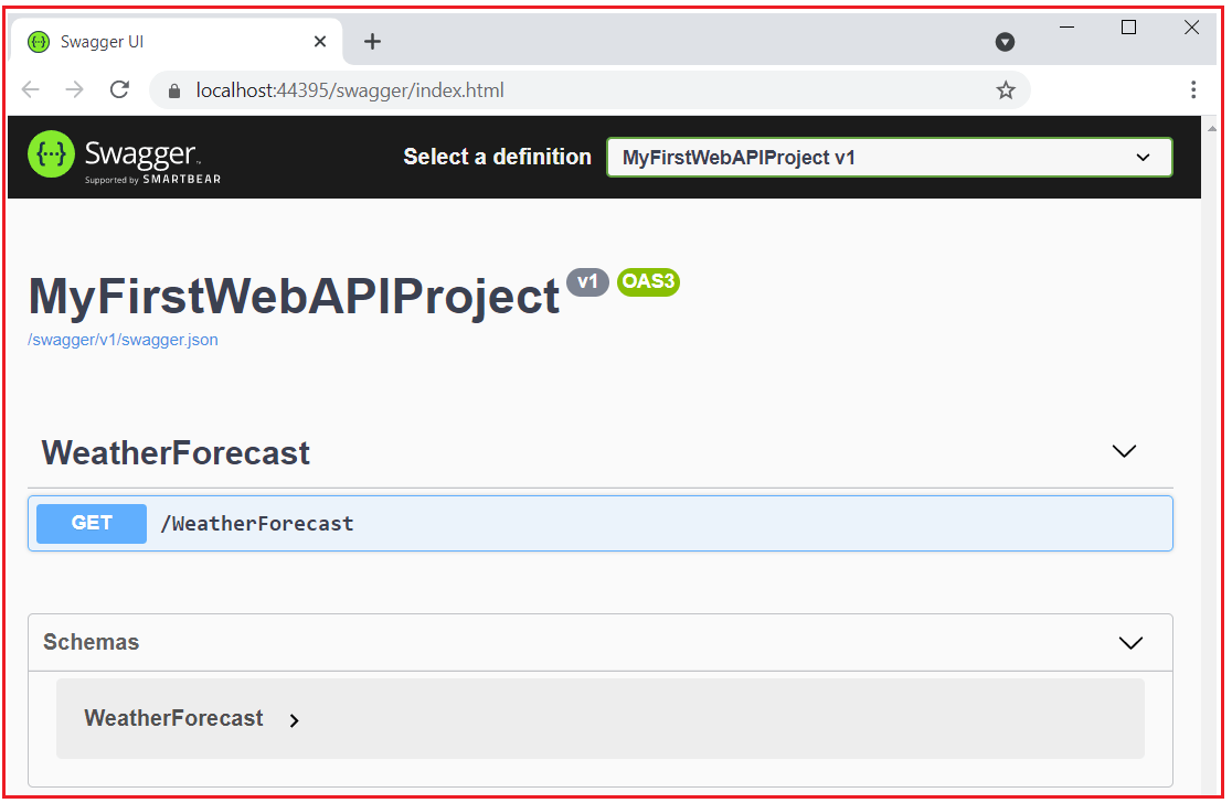 How to run the ASP.NET Core Web API Application in Visual Studio 2019