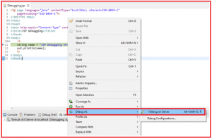 Debugging in JSP with Examples - Dot Net Tutorials