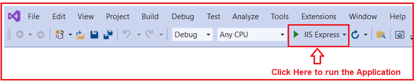 How to run the ASP.NET Core Web API Application in Visual Studio 2019?