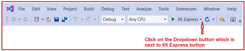 How to run the ASP.NET Core Web API Application in Visual Studio 2019?