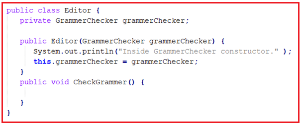 Constructor Injection