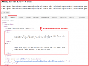 jQuery Add Remove and Toggle class - Dot Net Tutorials