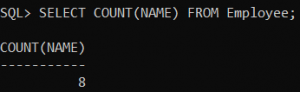 COUNT Function in Oracle with Examples - Dot Net Tutorials