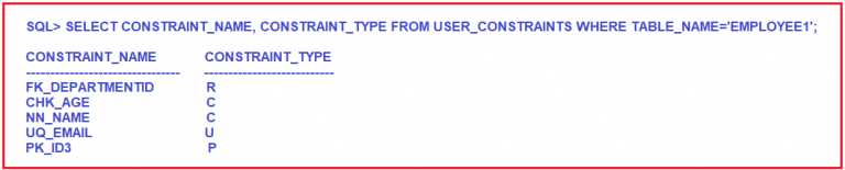 How to add and drop constraints in Oracle - Dot Net Tutorials