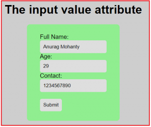 Input Attributes in Html with Examples - Dot Net Tutorials