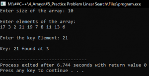 Linear Search in C++ with Examples - Dot Net Tutorials