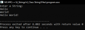String Class in C++ with Examples - Dot Net Tutorials