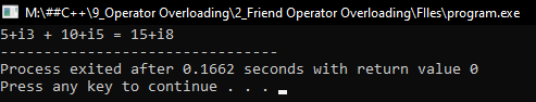 Example to Understand Operator Overloading in C++ Using Friend Function