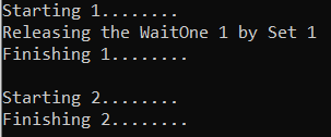 ManualResetEvent in C# with Examples