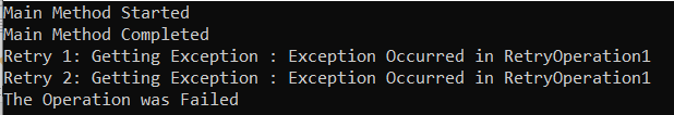 Generic Async Retry Method with Returning Value in C# with Examples