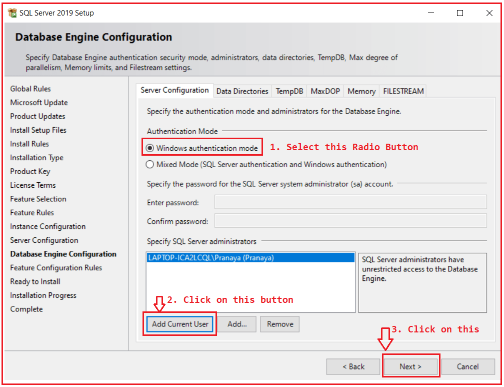 Downloading and Installing SQL Server 2019
