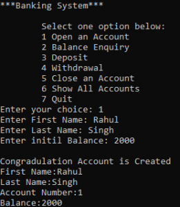 Banking System Project using C++ - Dot Net Tutorials